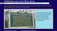 Desktop Screenshot of demclubofdelray.org